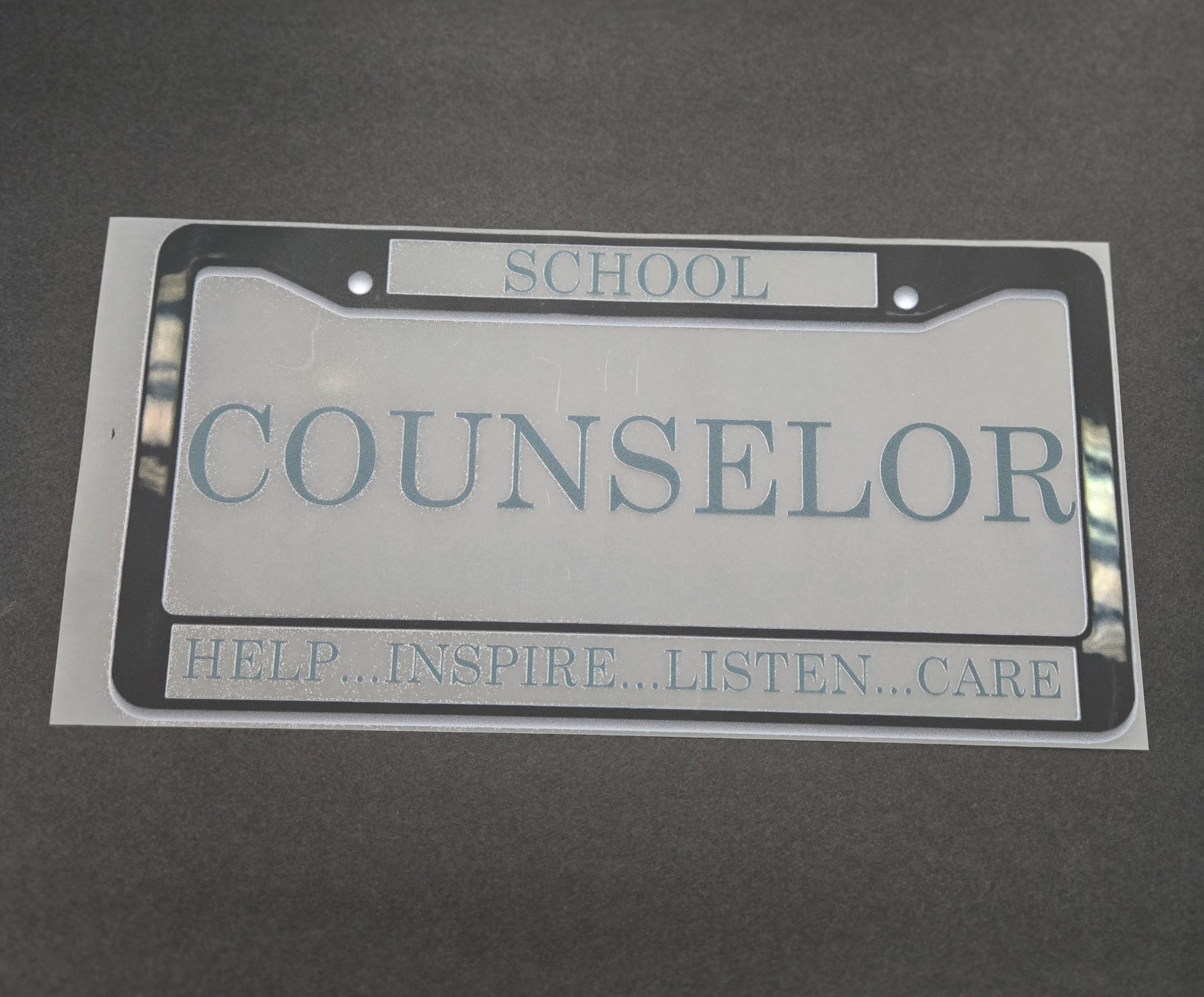 DTF PRINT Counselor Plate