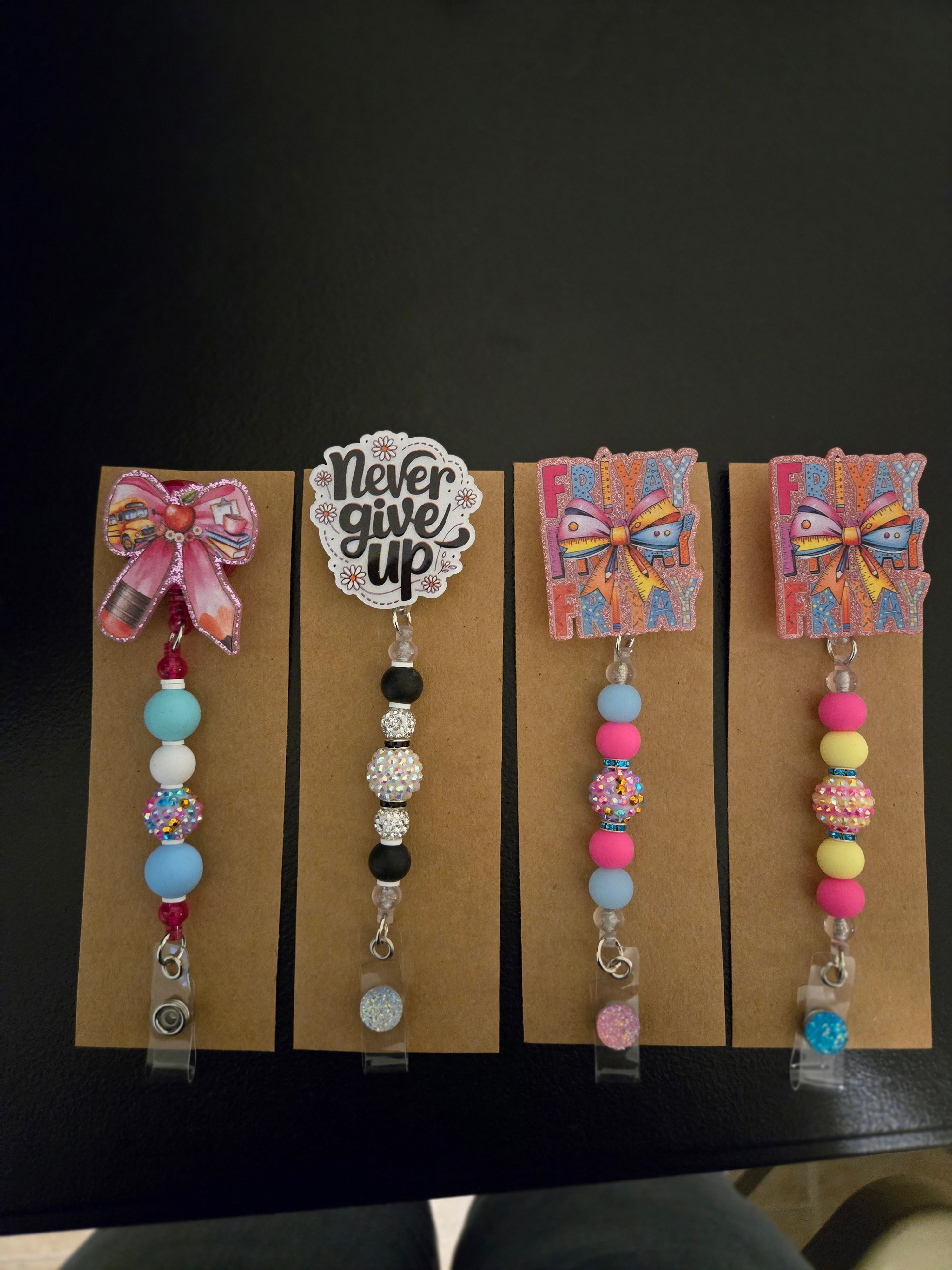 Beaded Badge Reel