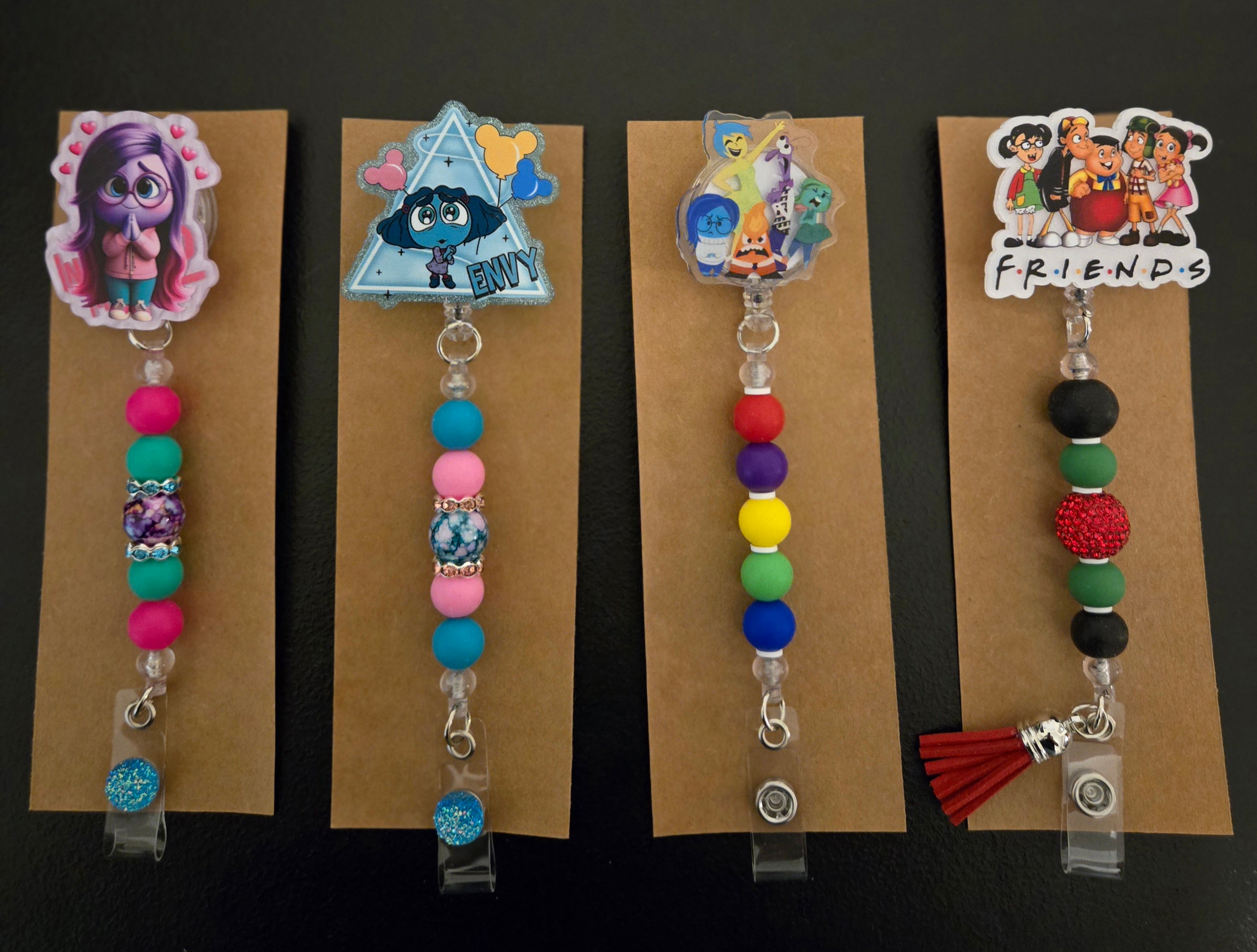 Beaded Badge Reel
